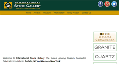 Desktop Screenshot of intstonegallery.com